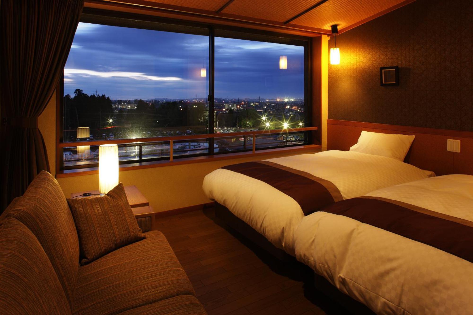 Kintarou Onsen Hotel Uozu Esterno foto